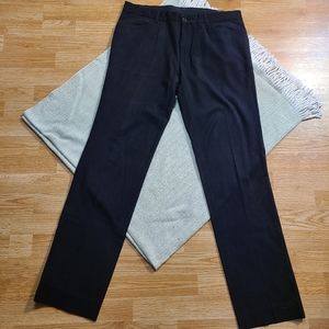 Tristan Men's Classic Professional Chic Black Straight Leg Dress Pants size 34